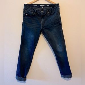 Goodfellow, size 36 men’s casual blue jeans.